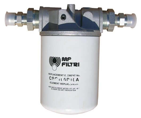 side view of a filter
