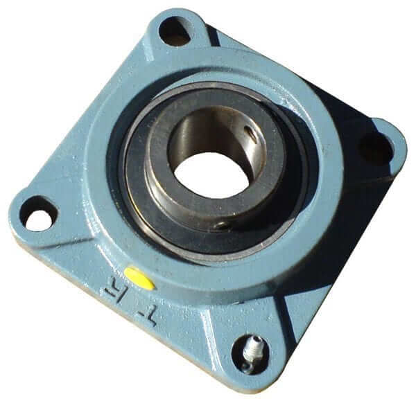 top view of an end drum bearing