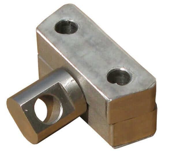 three quarter view of a csg swivel for pulley block