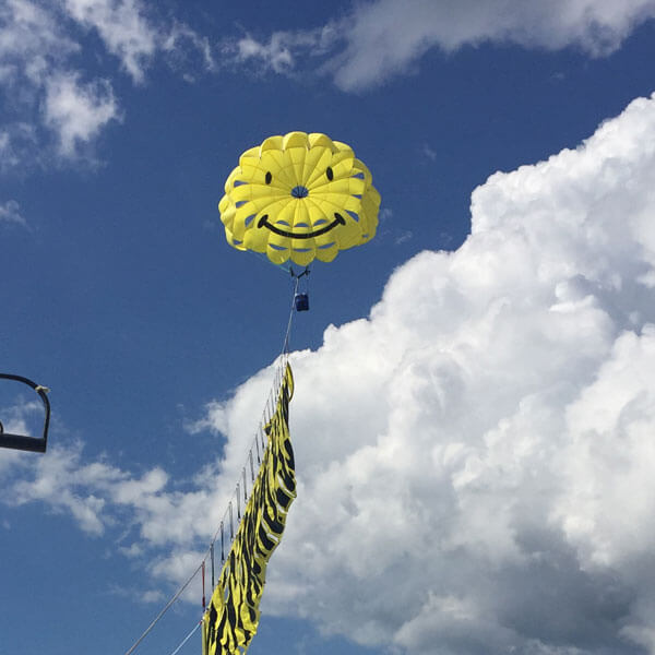 flag in sky>